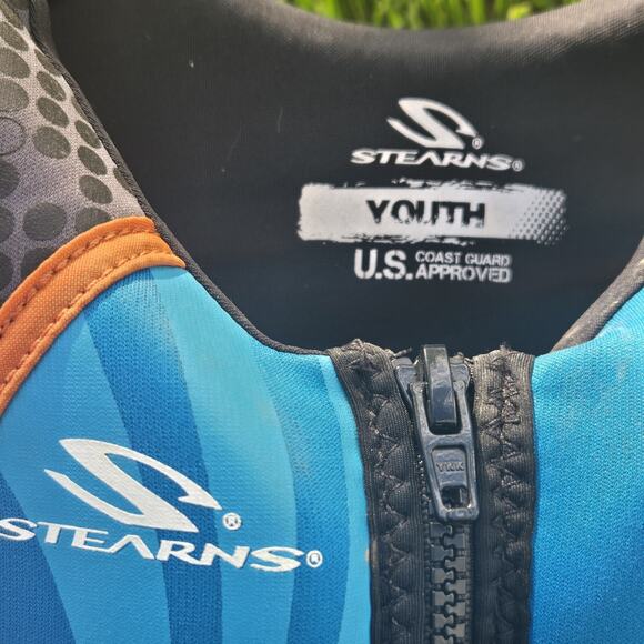 Stearns Kids Life Vest Youth Hydroprene Life Jacket Safety 50 to 90 lbs Float - Picture 3 of 10